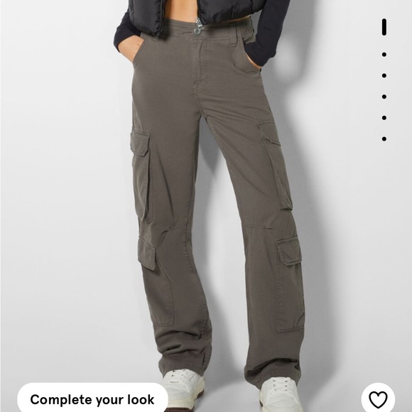 Bershka grey cargo pants - Picture 1 of 1